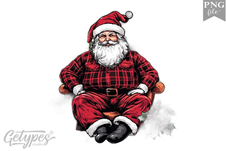 Santa Christmas Clipart Image 14
