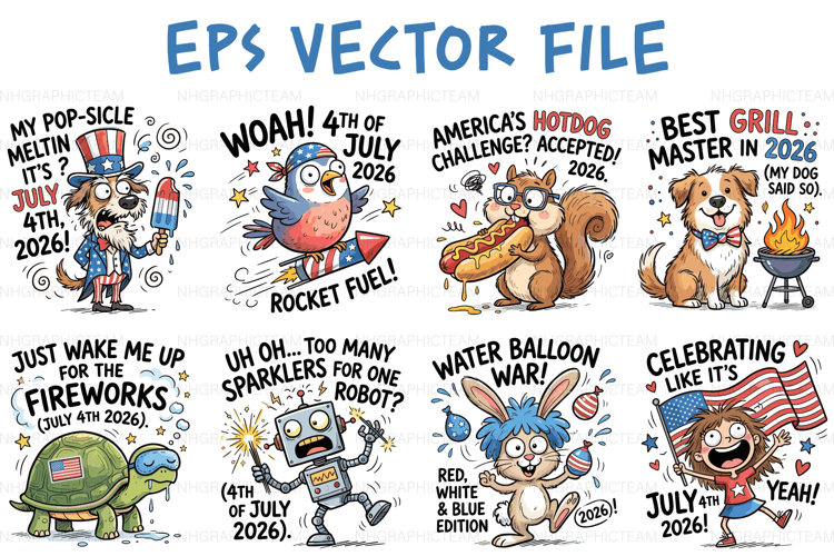 4th Of July Cartoon Image 12