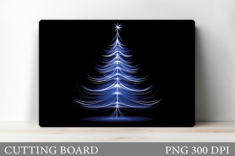 Christmas Tree Cutting Board. Christmas Tree Sublimation example image 1