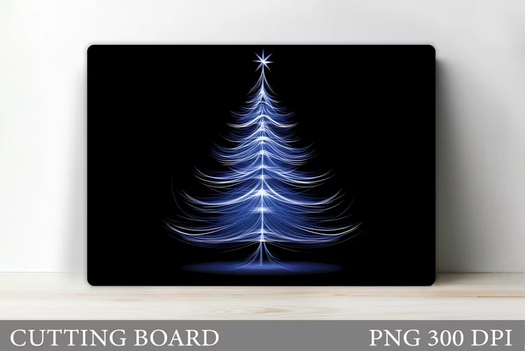 Christmas Tree Cutting Board. Christmas Tree Sublimation