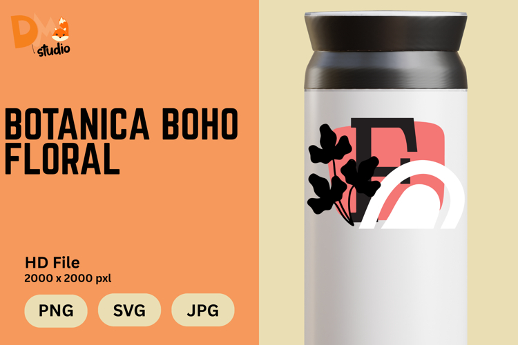 Boho Floral Svg Image 5