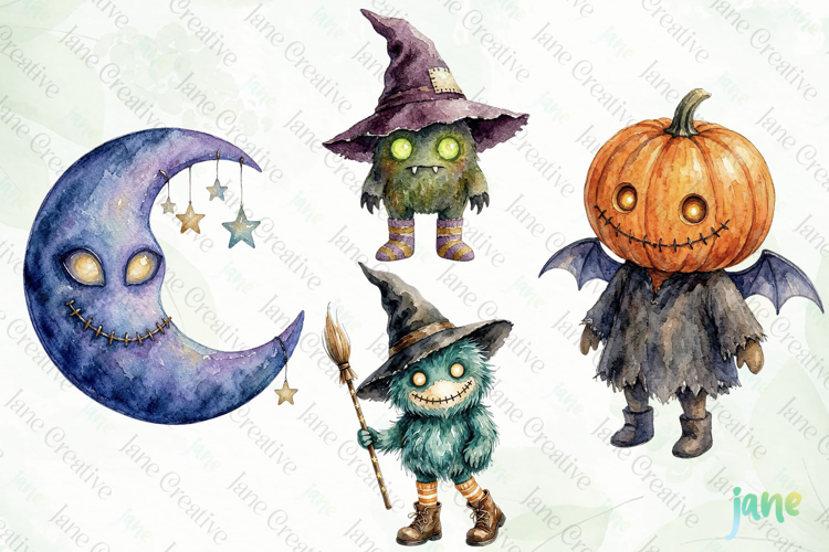 Cute Whimsical Monster Clipart