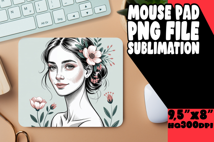 UNIQUE mouse PAD Inspirational Ideas, Beauty Woman
