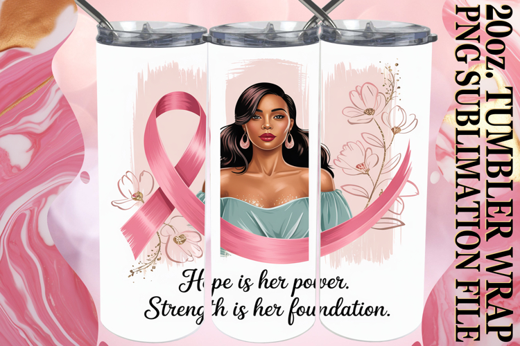 PRESENT OF LIGHT 20oz TUMBLER WRAP, Cancer