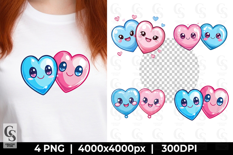Valentine Hearts Clipart Image 19