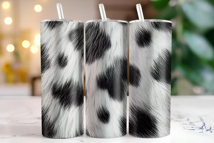 Cow Fur Tumbler Wrap | Sublimation | Tumblers