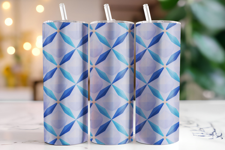 Geometric Pattern Tumbler Wrap | Sublimation | Tumblers