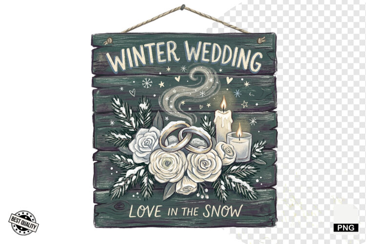 Wedding Day Sign PNG example image 1