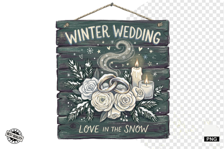Wedding Day Sign PNG
