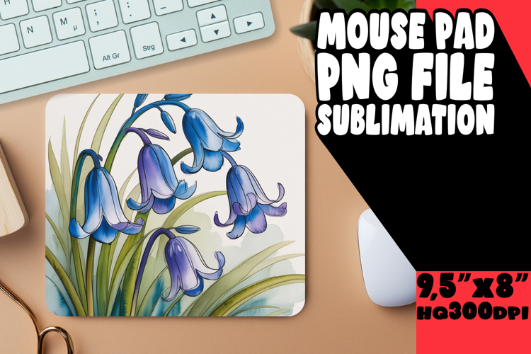 UNIQUE DESK MAT PLAYFUL PNG, Flowers