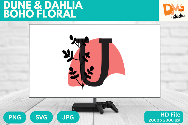 Boho Flower SVGs Image 3