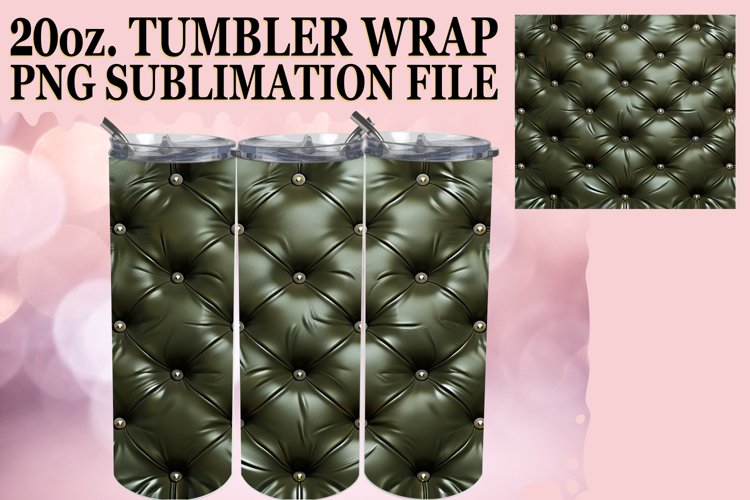 Puff Quilted Texture Tumbler Sublimation