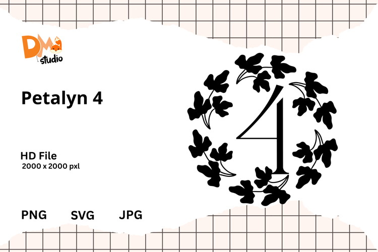 Floral Monogram Letter Svg Image 16