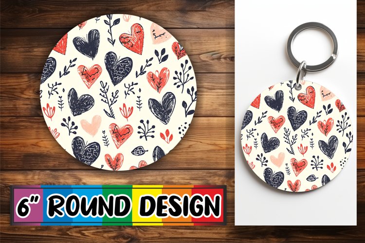 Heart Pattern Sublimation Variety