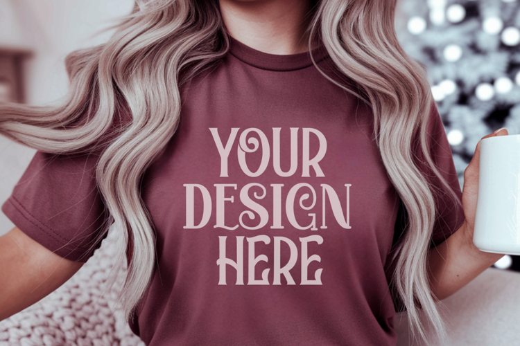 Cumin Comfort Colors 1717 Christmas Mockup, CC 1717