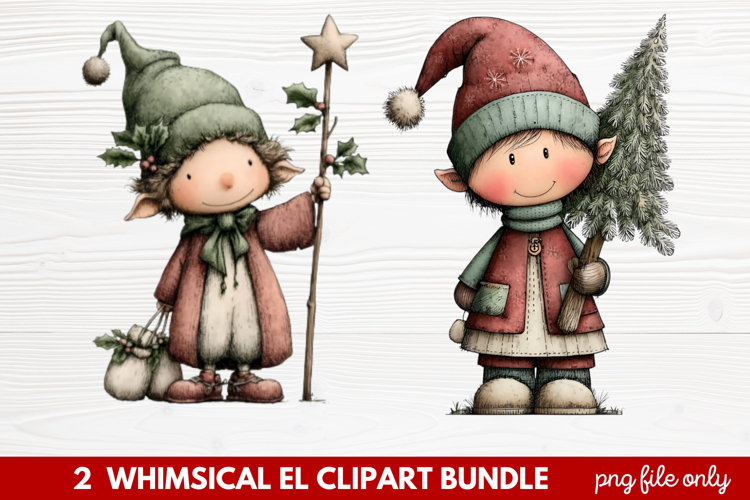 Cute Elf Clipart Image 17