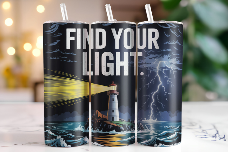Find your light Tumbler Wrap | Sublimation | Tumblers