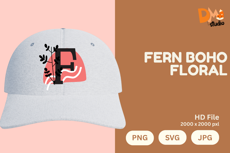 Boho Floral Svg Image 9