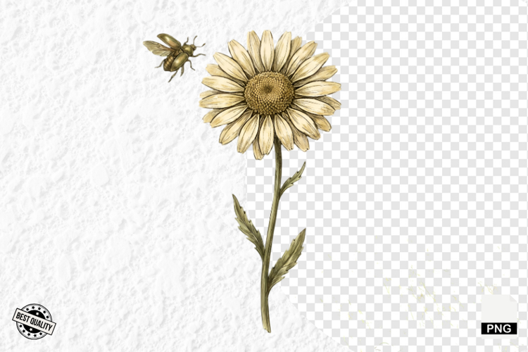 Daisy Flower Clipart Image 2