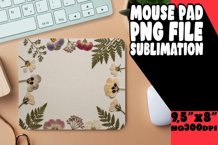 JOYFUL MOUSE MAT ARTISTIC TOUCH, Flowers