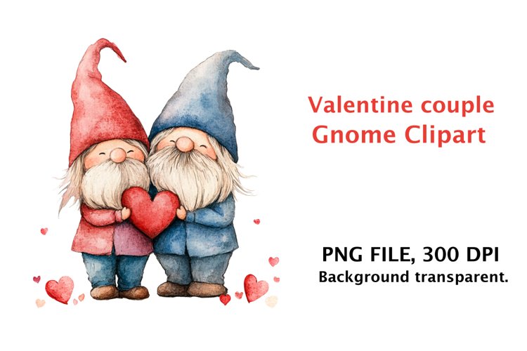 Valentine Gnome Clipart Image 5