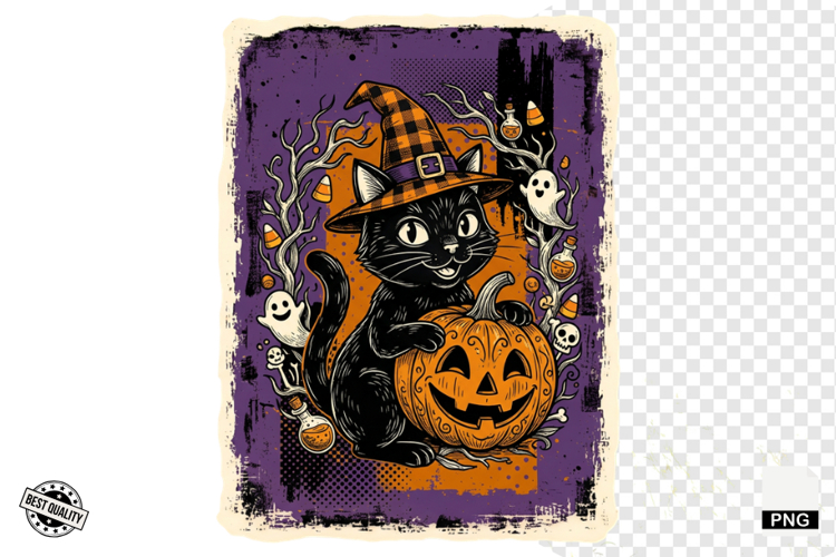 Vintage Halloween Clipart Image 12