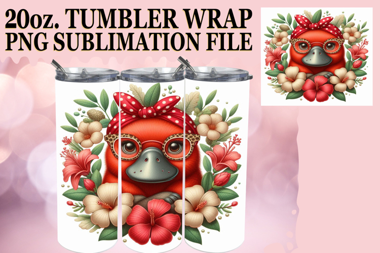 Gentle breezes 20oz tumbler wrap, Cute Animals