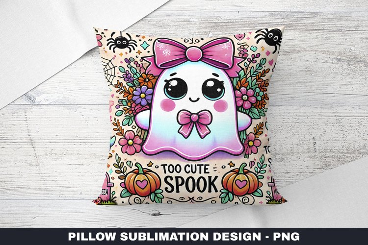 Halloween Boo Pillow Case Sublimation | Pillow Cover