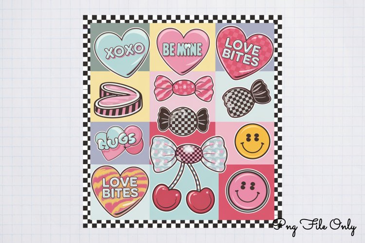 Xoxo. be mine. love bites. hugs. love bites PNG, Retro Valen