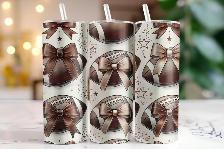 Football Tumbler Wrap | Sublimation | Tumblers