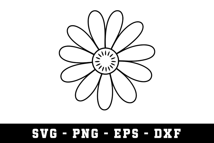 Flower Silhouette Image 6