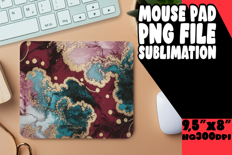 RADIANT DESK MAT PLAYFUL DESIGN, Abstract Pattern