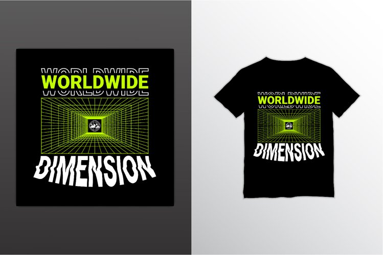 Dimension writing design, suitable for screen printing