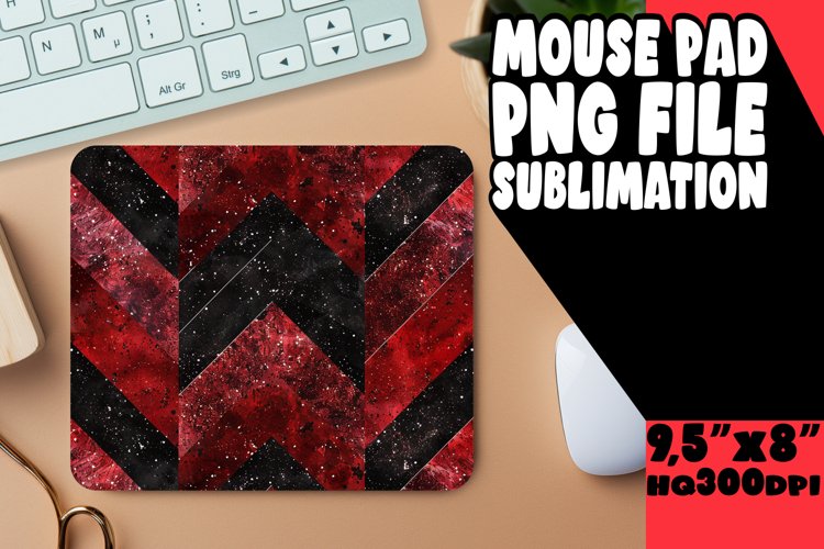 Glittery Sparkly Stripes Mouse Pad Art example image 1