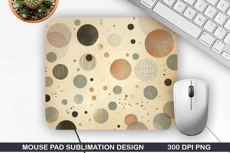 Vintage Mouse Pad Sublimation PNG Design - Mouse Pad PNG