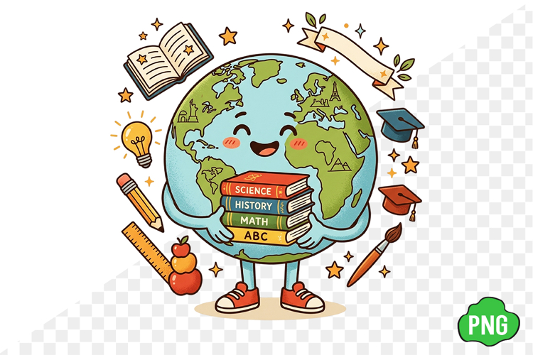 Watercolor Back To School Clipart