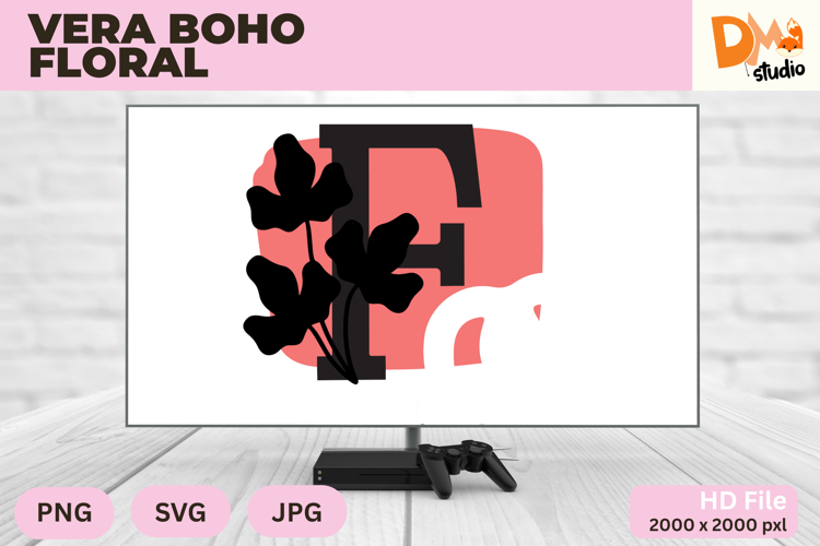 Boho Floral Svg Image 13