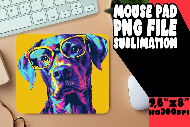Vibrant Doggy Sublimation Pad