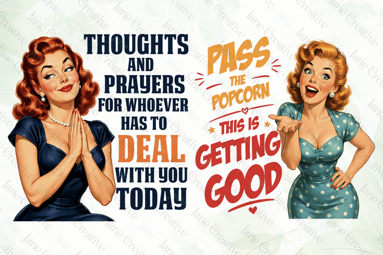Funny Pin-up Girl Clipart