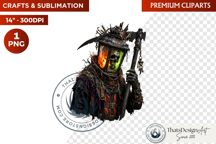 Gothic Halloween Harvest Character PNG Clipart sublimation
