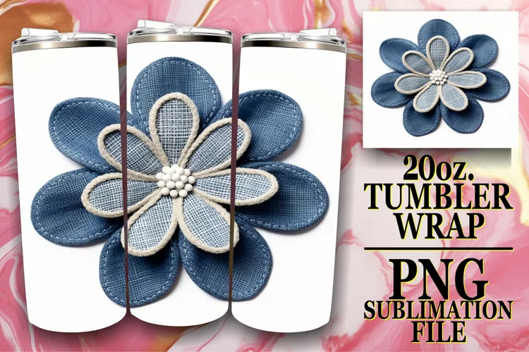 Blossom Dream 3D Tumbler Wrap for 20oz