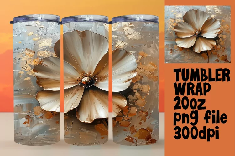 Spring Blossom Bliss: Sublimated Tumbler Art