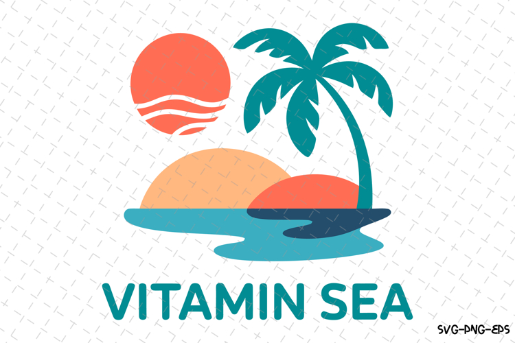 Vitamin Sea svg | Summer Svg | Svg Cut Files
