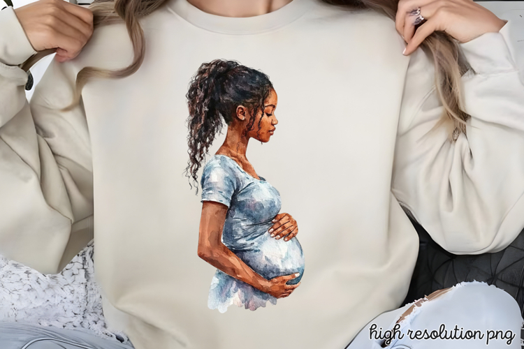 Mothers Day Pregnant Sublimation PNG