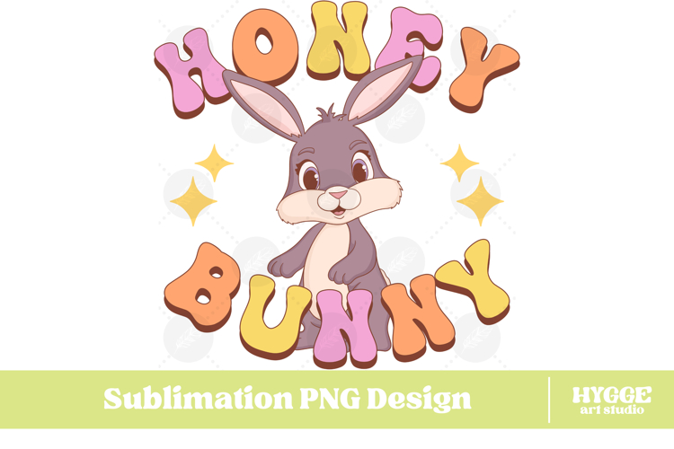 Easter Bunny Sublimation PNG Chick Farm Hip Hop Spring Joy