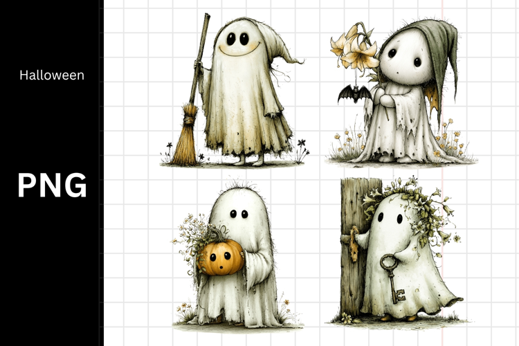 Halloween PNG, Ghost PNG, Fall PNG