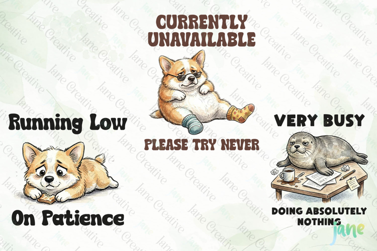 Funny Sarcastic Animal Quotes Clipart
