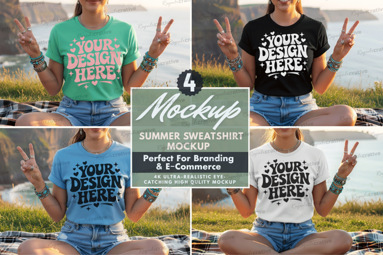 summer tshirt mockup, beach mockup, outdoor mockup