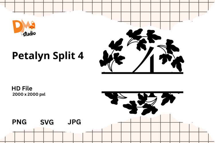 Floral Monogram Letter Svg Image 10
