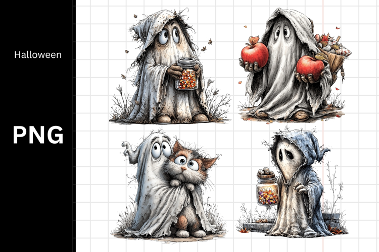 Halloween PNG, Ghost PNG, Fall PNG